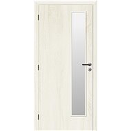 SOLODOOR Interiérové dveře SMART 22, šířka 600 mm, pravé, ANDORRA WHITE, oblá boční hrana, SATINATO - Interiérové dveře