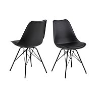 Design Scandinavia Jídelní židle Elinora (SET 2 ks), černá - Jídelní židle
