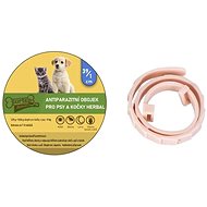 Surtep Antiparazitní obojek pro psy a kočky Herbal růžový