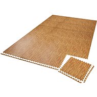 Podlahová ochranná rohož 24 ks dřevěný dekor - Rohožka