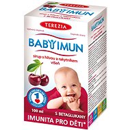 BABY IMUN sirup s hlívou a rakytníkem VIŠEŇ 100 ml - Sirup