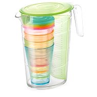 Džbán TESCOMA Džbán myDRINK 2.5l, 4 poháry s víčkem-Ze - Džbán