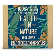 FAITH IN NATURE Tuhé mýdlo Modrý cedr 100 g - Tuhé mýdlo