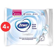 ZEWA Moist Pure Toillet Tissues (4×42 pcs)