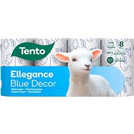 TENTO Ellegance Blue Decor (8 ks)  - Toaletní papír