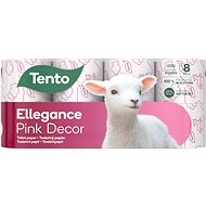 TENTO Ellegance Pink Decor (8 ks) - Toaletní papír