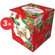 LINTEO Christmas box, 3 layers (3 × 60 pcs) - Tissues