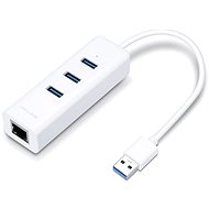 Síťová karta TP-LINK UE330 USB 3.0 3-Port Hub & Gigabit Ethernet Adapter
