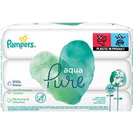 PAMPERS Aqua Pure vlhčené ubrousky 3 × 48 ks