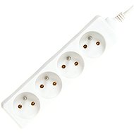 Prodlužovací kabel PremiumCord prodlužovací přívod 230V 4 zásuvky bílý 3m - Prodlužovací kabel