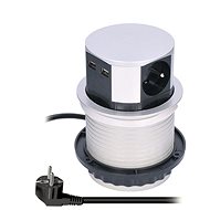 Prodlužovací kabel Solight PP100USB - Prodlužovací kabel