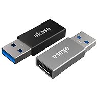 AKASA USB 3.1 Gen2 Type-C female to Type-A male adapter, 2 pack - Redukce