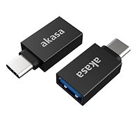 AKASA USB3.1 Gen2 Type-A female to Type-C male adapter, 2 pack
