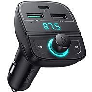 UGREEN Bluetooth Car Charger 5.0 (PD, QC3.0, USB Flash Drive, TF) - Nabíječka do auta