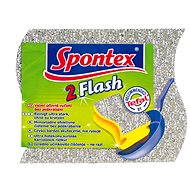 Houbička na nádobí SPONTEX Flash houbička na teflon 2 ks