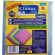CLANAX viskózní utěrka 110 g , 34 × 38 cm, 5 ks - Utěrka