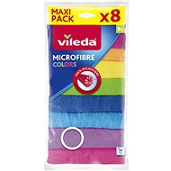 Cloth VILEDA Microcloth Colors 8 Pcs