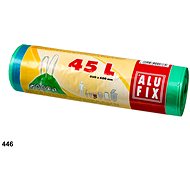 ALUFIX Pytle na odpadky zatahovací 45l, 60 × 60 cm, barva zelená, 20ks/role - Pytle na odpad