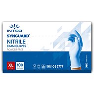 INTCO Jednorázové vyšetřovací nitrilové rukavice (nesterilní, , nepudrované) (Velikost XL)