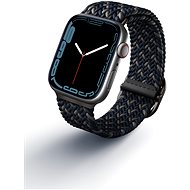 Uniq Aspen Designer Edition řemínek pro Apple Watch 45/44/42mm tmavě modrý - Řemínek