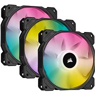 Corsair iCUE SP120 RGB ELITE Triple Pack Black + Lightning Node Core - Ventilátor do PC