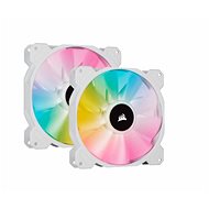 Corsair iCUE SP140 RGB ELITE Dual Pack White + Lightning Node Core - Ventilátor do PC