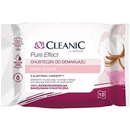 CLEANIC Pure Effect ubrousky na odstranění make-upu suchá pleť 10 ks - Odličovací ubrousky
