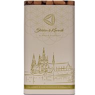 PRAGUE CHOCOLATE Tube with Almonds in Milk Chocolate with Cinnamon 400g - Box of Chocolates