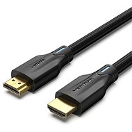 Vention Cotton Braided 8K HDMI 2.1 Cable 2m Black - Video kabel