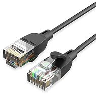 Síťový kabel Vention CAT6a UTP Patch Cord Cable 1m Black/Yellow - Síťový kabel