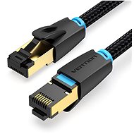 Vention Cotton Braided Cat.8 SFTP Patch Cable 5M Black