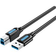 Vention USB 3.0 Male to USB-B Male Printer Cable 0.5M Black PVC Type - Datový kabel