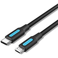 Vention USB-C 2.0 to Micro USB 2A Cable 0.5M Black - Datový kabel