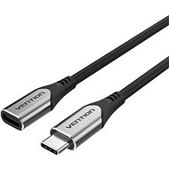 Datový kabel Vention Nylon Braided Type-C (USB-C) Extension Cable (4K / PD / 60W / 5Gbps / 3A) 0.5m Gray