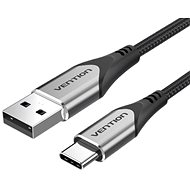 Vention Type-C (USB-C) <-> USB 2.0 Cable 3A, Grey, 1m, Aluminium Alloy Type