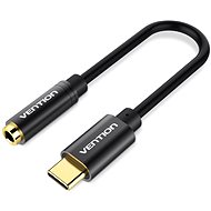 Vention Type-C (USB-C) to 3.5mm Female Audio Cable Adapter with JieLi Chip 0.1m Black