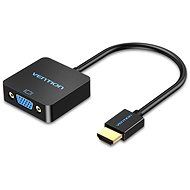 Redukce Vention HDMI to VGA Converter with Female Micro USB and Audio Port 0.15m Black