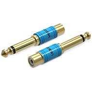 Vention 6.3mm Male Jack to RCA Female Audio Adapter Gold - Redukce
