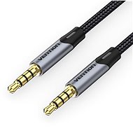 Vention TRRS 3.5mm Male to Male Aux Cable 1m Gray - Audio kabel