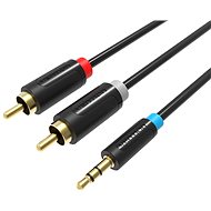 Vention 3.5mm Jack Male to 2-Male RCA Cinch Adapter Cable 0.5M Black