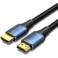 Vention Cotton Braided HDMI 2.1 Cable 8K 1.5m Blue Aluminum Alloy Type - Video kabel