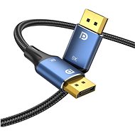 Vention Cotton Braided DP (DisplayPort) 1.4 Cable 8K 2m Blue Aluminum Alloy Type - Video kabel