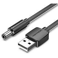 Vention USB to DC 5.5mm Power Cord 1.5M Black Tuning Fork Type - Napájecí kabel