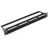 Patch panel Vention Cat.6 UTP 24 Ports Keystone Patch Panel Black - Patch panel