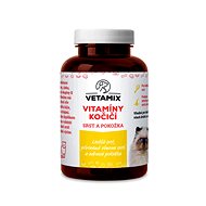 Doplněk stravy pro kočky Vetamix vitamíny kočičí srst a pokožka 10 × 100g