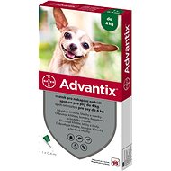 Antiparazitní pipeta Advantix roztok pro nakapání na kůži – spot-on pro psy do 4 kg - Antiparazitní pipeta
