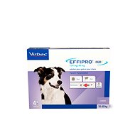 Effipro DUO M spot on pro psy 10-20 kg , 4 pipety - Antiparazitní pipeta
