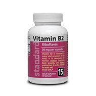 Vitamín B2 - Riboflavin 20 mg, 100 kapslí  - Vitamín B
