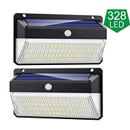 Viking venkovní solární LED světlo s pohybovým senzorem VIKING M328 SET - Nástěnná lampa