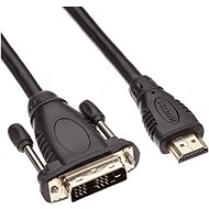 PremiumCord DVI - HDMI propojovací, stíněný, 2m - Video kabel